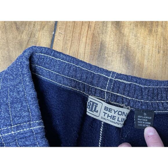 Vintage BTL Beyond The Limit Joggers Mens Cargo XL Sweatpants Baggy Y2K 90s EUC - Picture 6 of 14